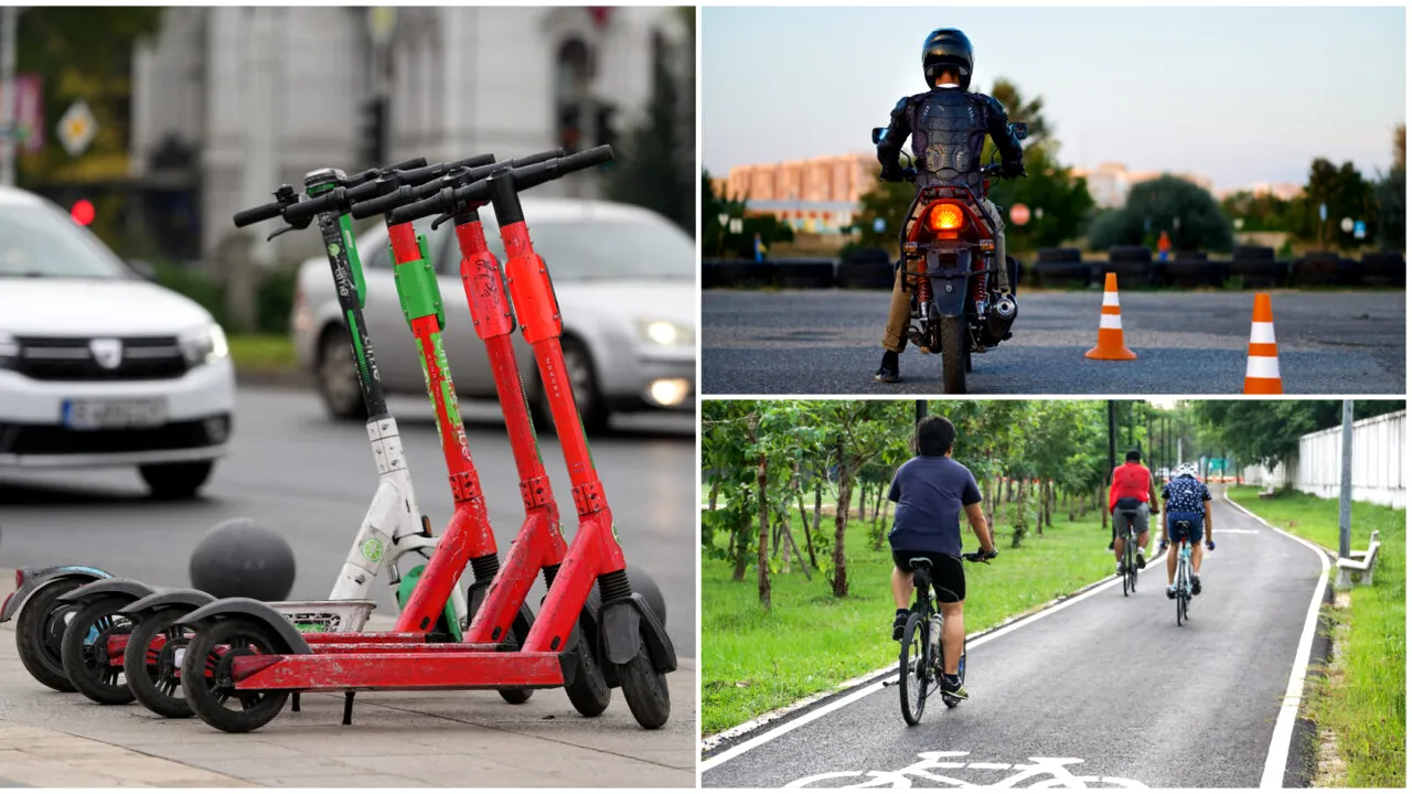 Studiu: trotinetele sunt mai periculoase decât bicicletele și motocicletele. Ce arată legea din România