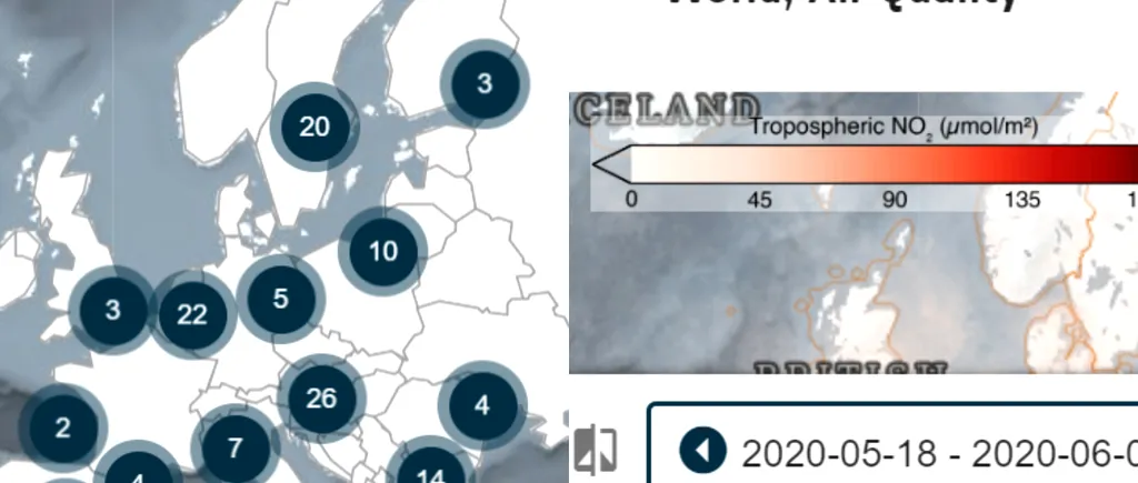 PLATFORMĂ. CE și Agenția Spațială Europeană monitorizează din satelit redresarea după pandemia de COVID-19