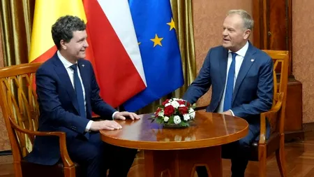 Nicușor Dan, primit de premierul Poloniei, Donald Tusk. Președintele ales participă la mitingul de susținere a primarului Varșoviei, Rafal Trzaskowski