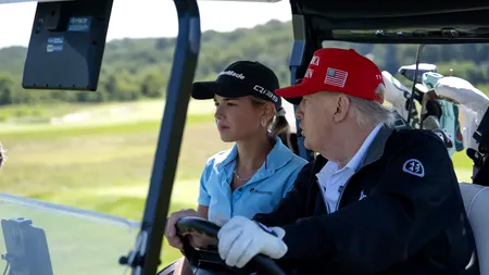 Nepoata lui Donald Trump a ocupat ultimul loc la prima ei competiție de golf