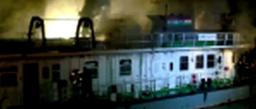 Un vas de pescuit a luat foc în Portul Constanța