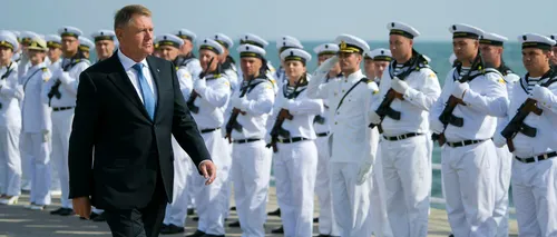 <i class='ep-highlight'>Klaus</i> <i class='ep-highlight'>Iohannis</i>, de Ziua Marinei: Vom continua sporirea prezenței aliaților în structurile NATO de pe teritoriul României (VIDEO)