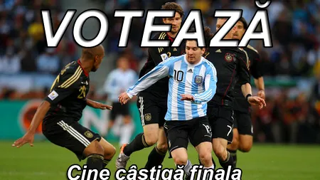 GERMANIA - ARGENTINA, FINALA CAMPIONATULUI MONDIAL DE FOTBAL 2014. Cine câștigă?