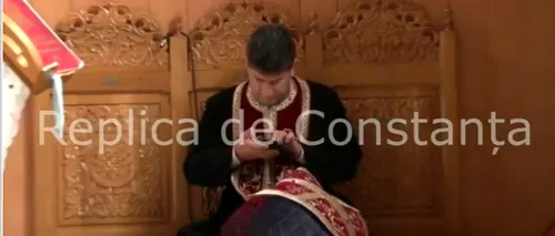 Gestul RUȘINOS făcut de un preot din Constanța, în timpul unei spovedanii. Totul a fost filmat. VIDEO
