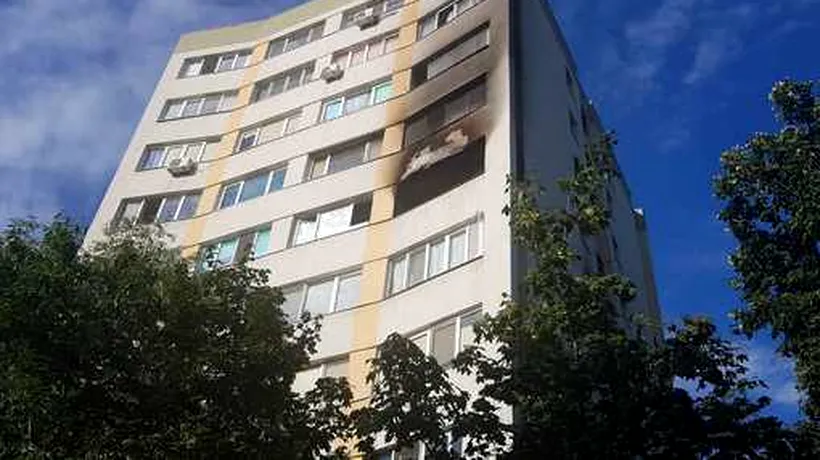 EXPLOZIE într-un bloc din Capitală, patru persoane rănite