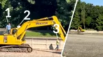 „Dorele, mai muncim și noi?” Desfășurare de „forțe” în cuva Lacului Herăstrău, unde se lucrează cu…un excavator și trei meseriași. Când va fi iar apă?