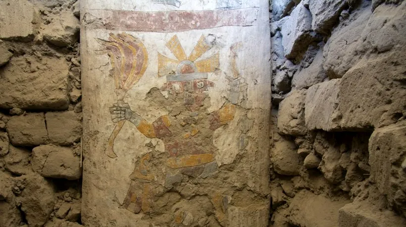 Picturi murale unice în America de Sud, descoperite în Peru