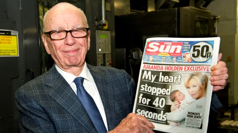 Rupert Murdoch a lăsat să se înțeleagă că va renunța la fetele topless din The Sun