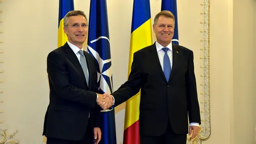 Jens Stoltenberg ajunge vineri în România pentru a vizita împreună cu Klaus Iohannis, baza militară de la Mihail Kogălniceanu