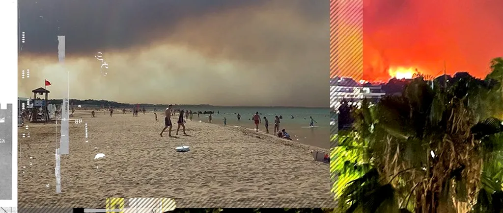 FOTO | Incendiul de vegetație din Antalya nu a fost stins încă. Turist român: ”Parcă ar fi o eclipsă parțială de soare”