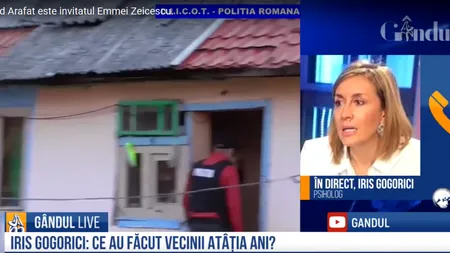 GÂNDUL LIVE. Psihologul Iris Gogorici: „Am fost bătută pe stradă. Mi-a dat un pumn și m-a aruncat niște metri în spate”
