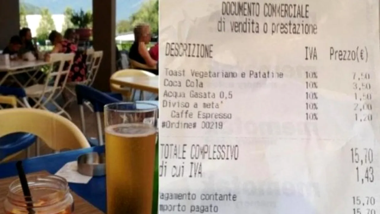 Client taxat la un restaurant din Italia, pentru că i s-a servit pâinea prăjită în două farfurii. MOTIVUL halucinant invocat de patronul localului