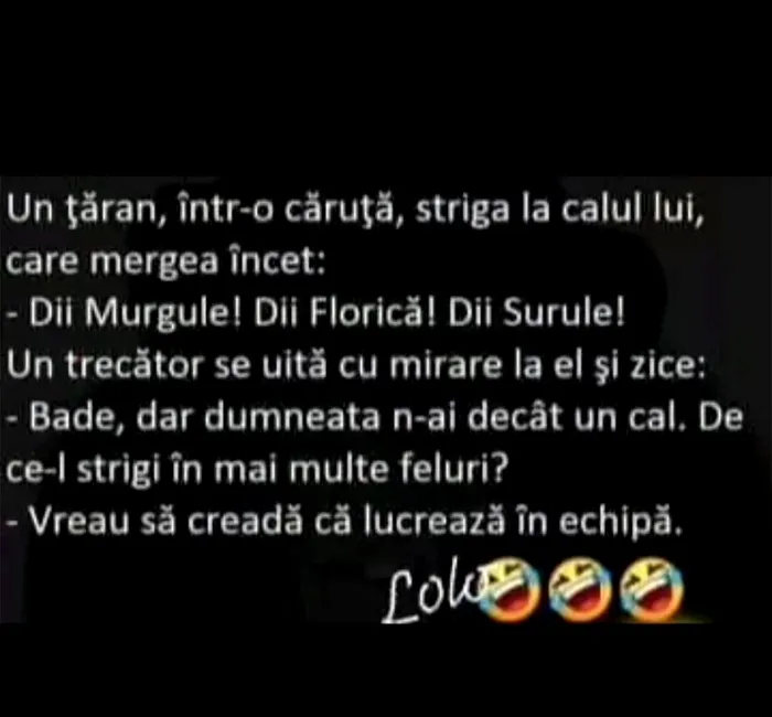 Bancul de miercuri Țăranul și calul