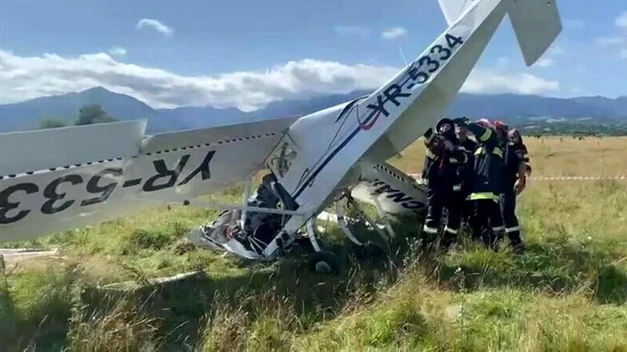 Pilotul care s-a înfipt în pământ la Râșnov era un profesionist. A încercat să facă o demonstrație pentru prietenul lui. Cât a durat zborul