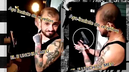 VIDEO | Bărbat filmat în timp ce trage cu un pistol înspre un bloc de locuințe, de Revelion. „Numai săracii aruncă cu petarde”. Reacția Poliției