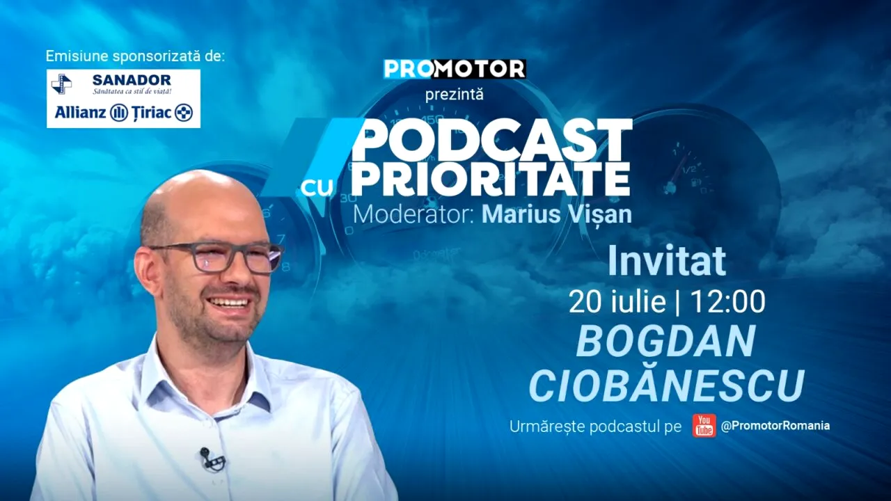 „Podcast cu Prioritate” #107: Mașina ta are RCA și CASCO. Dar cine îl protejează pe șofer după un accident? Răspunsurile vin de la Bogdan Ciobănescu
