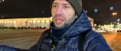 VIDEO: „Romanski niet! Ne-au dat afară pentru că suntem <i class='ep-highlight'>români</i>!”. Revelion SINISTRU pentru un <i class='ep-highlight'>român</i> care a mers în Rusia