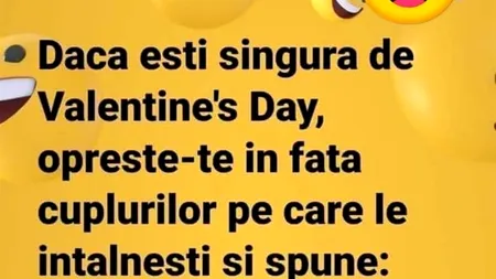 Bancul de vineri | Sfat pentru femeile singure de Ziua Îndrăgostiților