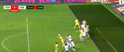 8 minute de așteptare din camera VAR ca să se valideze un gol la Petrolul-Farul! Hagi: „Nu e treaba mea”