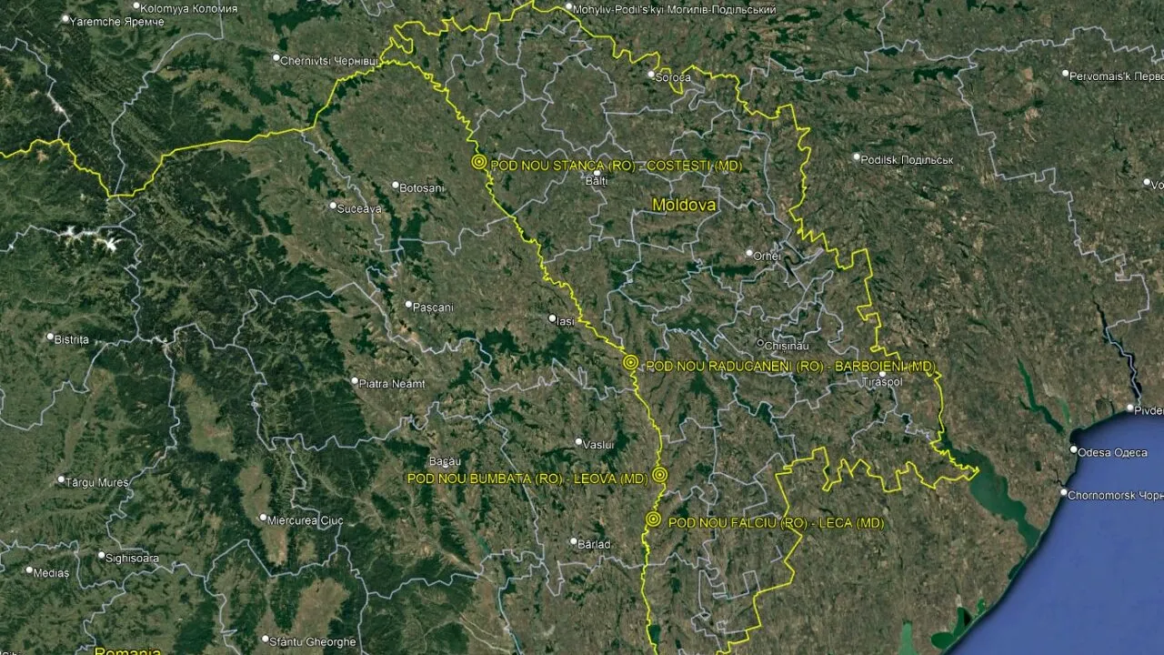 CNAIR a desemnat câștigătorul pentru proiectarea a 4 poduri peste PRUT/ Lucrările vor primi finanțare de la bugetul de STAT