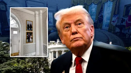 Trump și-a atârnat fotografia cu Putin, de la întâlnirea din Alaska, la loc de cinste, în Casa Albă. Deasupra celei cu nepoata de 6 ani