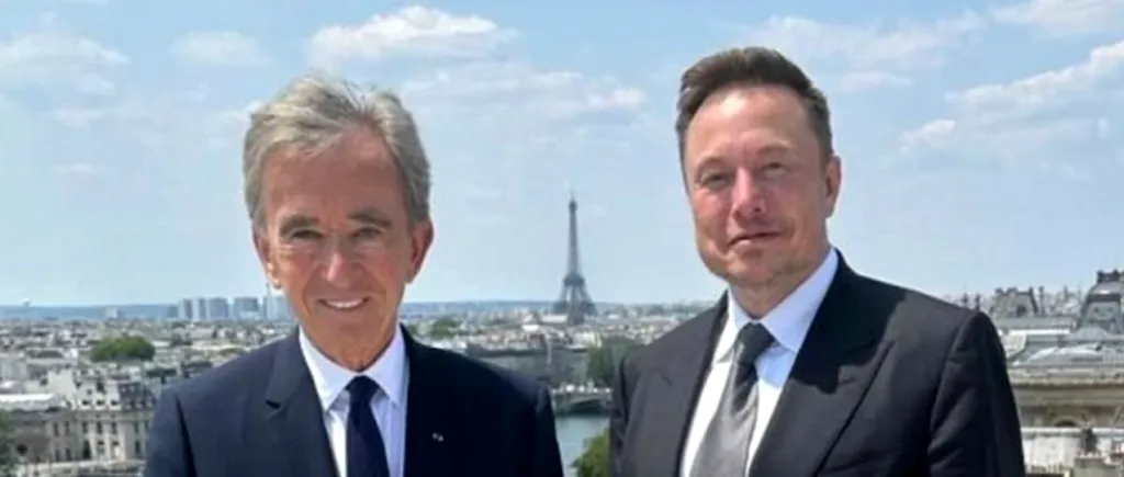 FOTO | Elon Musk și Bernard Arnault au luat prânzul, împreună, la Paris. Cei mai BOGAȚI oameni ai planetei controlează aproape 470 miliarde de dolari