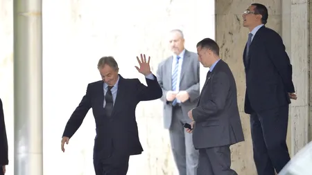 Fostul prim-ministru britanic Tony Blair, la Palatul Victoria pentru o discuție cu Ponta