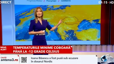 Temperaturile, în SCĂDERE față de ziua precedentă. Ce se întâmplă cu vremea în București și în țară