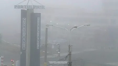 Porturile din Constanța au fost închise timp de mai multe ore din cauza ceții