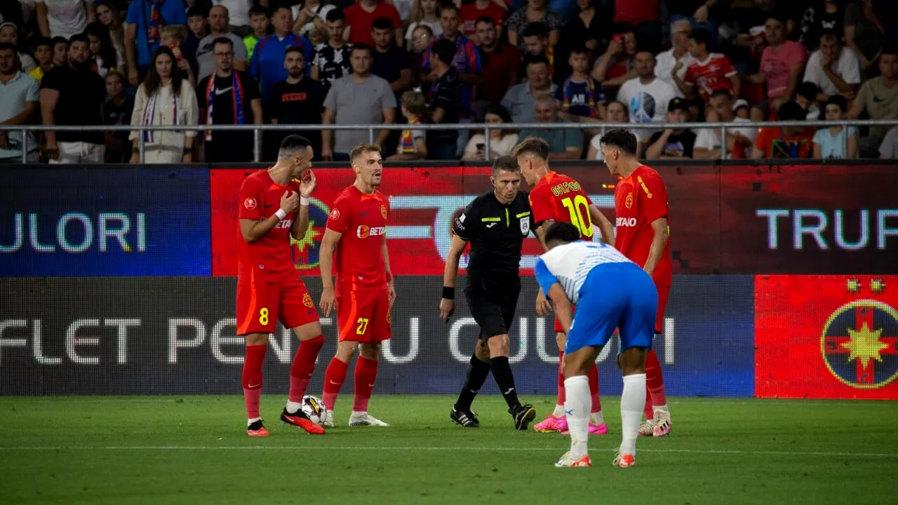 FCSB a învins pe FC U Craiova, 2-1! Echipa lui Gigi Becali a revenit pe primul loc în Superliga