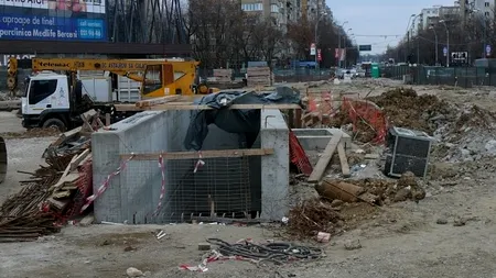 Cum arată pasajul de la Piața Sudului cu 5 luni înainte de finalizare