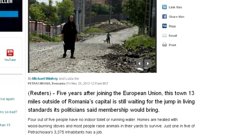 Reuters: Visul frumos al României se poate sfârși. Unde ne văd economiștii PESTE 50 DE ANI