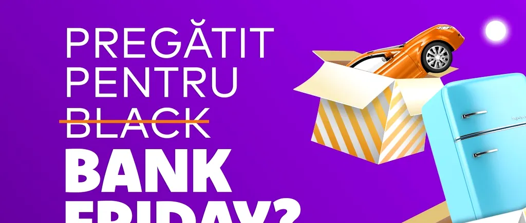 Black Friday 2022 | Banca Transilvania lansează Bank Friday, o nouă campanie de shopping online cu oferte pentru cele mai solicitate produse și servicii