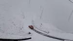 Ninsoare și ceață pe Transfăgărășan. Circulația a fost închisă temporar. Ce transmite Compania Naţională de Administrare a Infrastructurii Rutiere