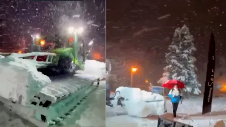În timp ce România și Europa fierb la peste 40°C, într-o țară din America de Sud a început o ninsoare ca-n povești: Pârtiile s-au umplut de schiori