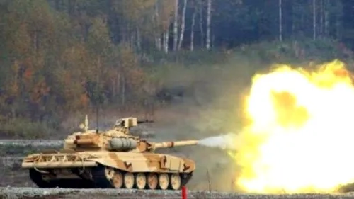 Incident șocant în timpul unui exercițiu militar. Un tanc de producție rusească a fost avariat grav