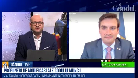 GÂNDUL LIVE. Andrei Baciu, secretar de stat în MS: Obiectivul imediat trebuie să fie frânarea acestei creșteri galopante