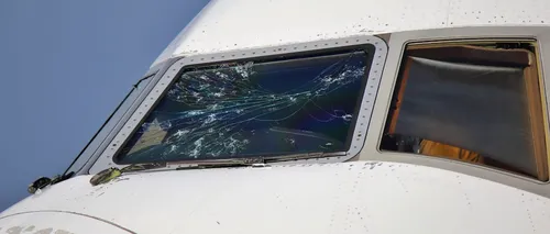 Un avion al companiei Emirates a fost lovit de grindină, după ce a decolat de pe un aeroport din Milano