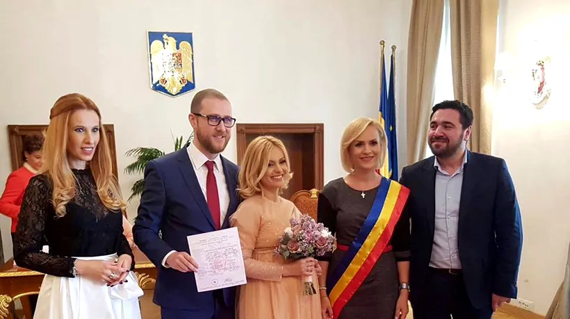 Simona Gherghe s-a căsătorit civil