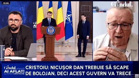 Cristoiu: Dacă trece guvernul Tomac, vom fi prima țară din lume în care nimeni nu e la putere