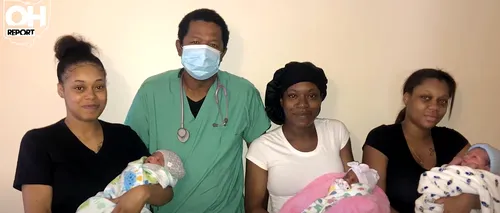 Șansă de 1 la 50 de milioane: Trei surori din Ohio au născut în aceeași zi, cu același medic