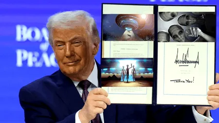 Sunt extratereștri reali, așa cum a spus Barack Obama? Trump răspunde: „A făcut o greșeală. Sunt documente clasificate. Poate îl ajut să iasă din încurcătură și declasificăm dosarele”