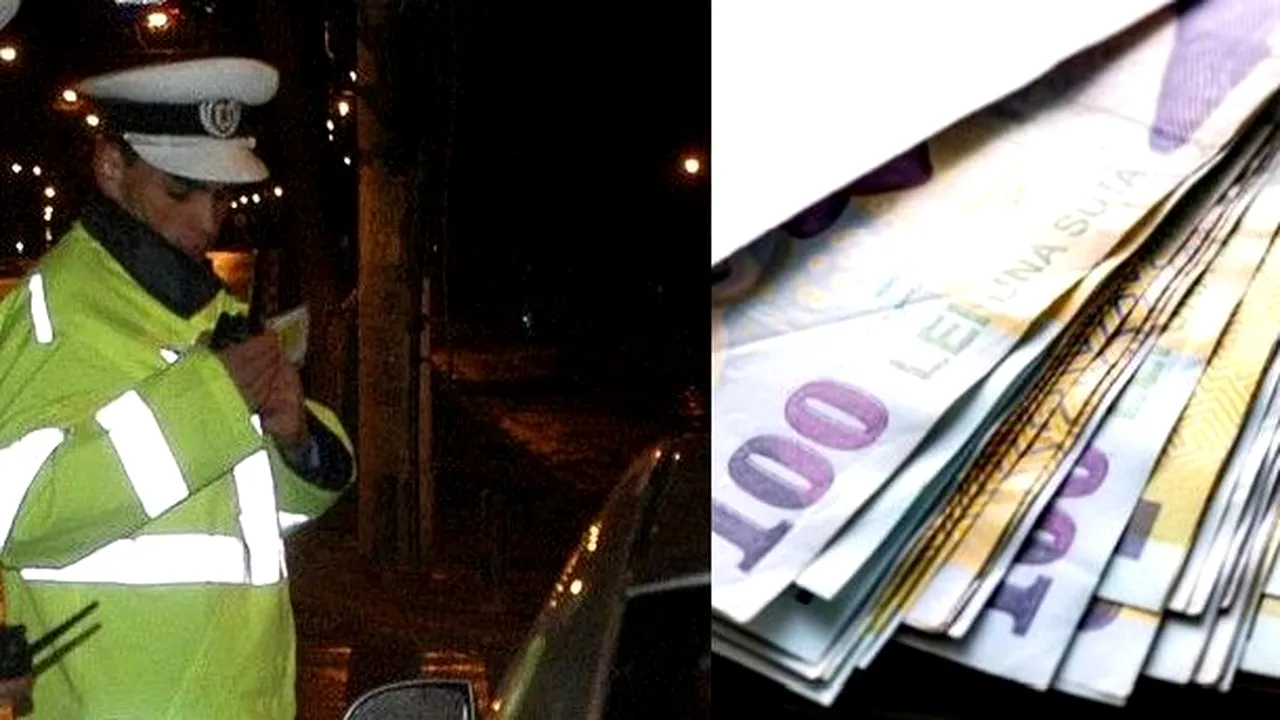 ȘPAGĂ. De ce „surpriză” a avut  parte un șofer băut când a vrut să mituiască polițistul care l-a prins în trafic în Capitală