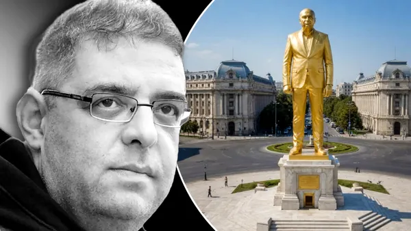 Patrick Andre de Hillerin i-a dedicat o poezie lui Bolojan. I-a făcut și o statuie cu AI