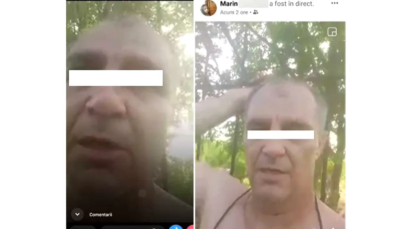 Un bărbat din Găeşti a încercat să se sinucidă, live pe Facebook