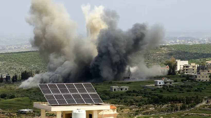 CONFRUNTĂRI intense la frontiera dintre Israel și Liban /Hezbollah a atacat cu drone baze militare israeliene