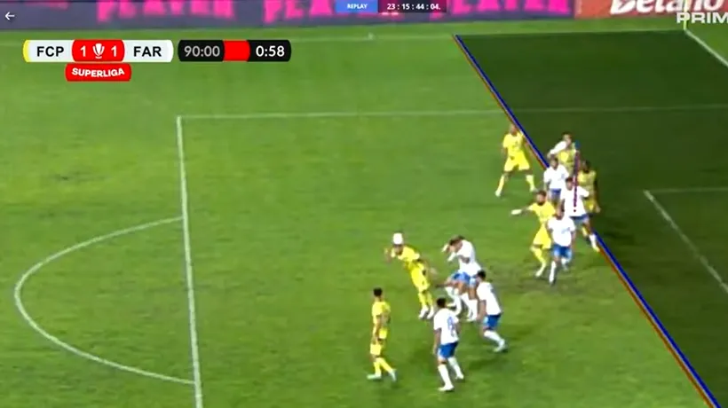 8 minute de așteptare din camera VAR ca să se valideze un gol la Petrolul-Farul! Hagi: „Nu e treaba mea”