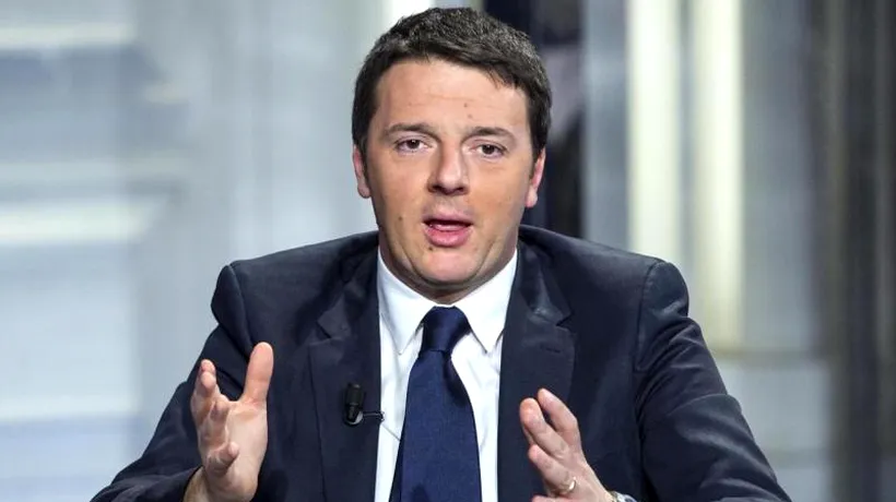 Matteo Renzi: UE se comportă ca orchestra care cânta pe Titanic