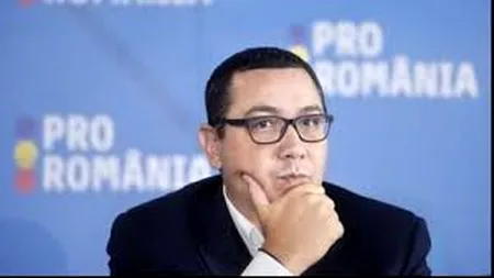 DECLARAȚIE. Victor Ponta, preşedintele Pro România: 