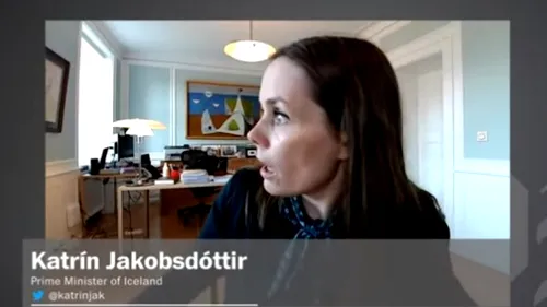 Cutremur cu magnitudinea de 5,5 în Islanda. Șefa guvernului a resimțit live seismul, în timpul unei transmisiuni tv (VIDEO)